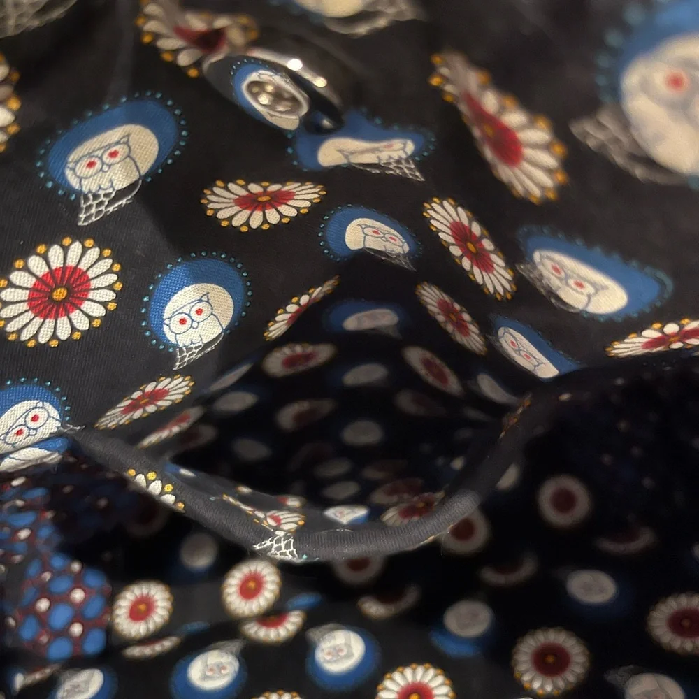 Vera Bradley Floral Patterned Tote Bag - Black and White